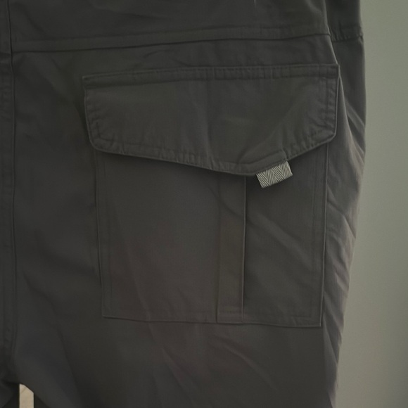 Black Cargo Shorts with Technical Fabric - Picture 6 of 7